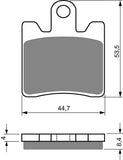 Goldfren AD Brake Pads: AD326 ≈ FA423/4 / FA283 / VD353 / FDB2085 / SBS146 / SBS740