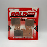 Goldfren AD Brake Pads: AD326 ≈ FA423/4 / FA283 / VD353 / FDB2085 / SBS146 / SBS740