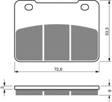 Goldfren AD Brake Pads: AD331 ≈ FA627 / FDB2291 / SBS215 / SBS893
