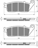 Goldfren AD Brake Pads: AD333 ≈ FA608 / FDB2288 / SBS212