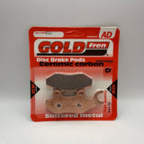 Goldfren AD Brake Pads: AD334 ≈ FA228 / VD340 / VD340/2 / FDB497 / SBS163 / SBS197 / SBS611 / SBS713