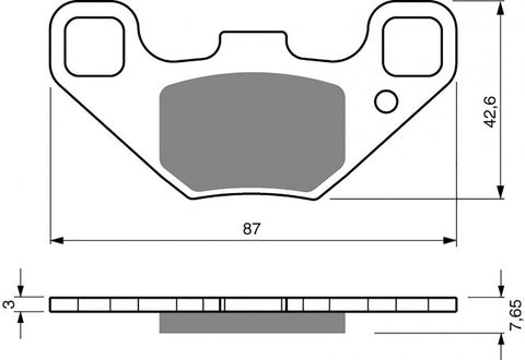 Goldfren AD Brake Pads: AD342 ≈ FA490