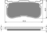 Goldfren AD Brake Pads: AD353 ≈ FA641/4