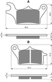 Goldfren AD Brake Pads: AD358 ≈ FA652 / FDB2297 / SBS223