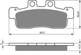 Goldfren AD Brake Pads: AD363 ≈ FA632 / VD281 / FDB2284 / SBS207