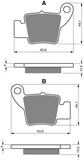 Goldfren AD Brake Pads: AD364 ≈ FA634