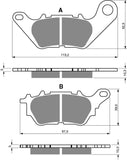 Goldfren AD Brake Pads: AD370 ≈ FA662 / VD290 / FDB2283 / SBS932