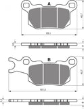 Goldfren AD Brake Pads: AD375 ≈ FA685 / FDB2318SG