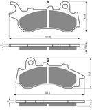 Goldfren AD Brake Pads: AD396 ≈ FA723