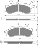 Goldfren AD Brake Pads: AD398 ≈ FA716 / FDB2313