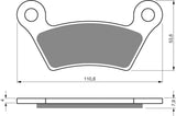 Goldfren AD Brake Pads: AD407 ≈ FA473