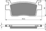 Goldfren AD Brake Pads: AD411 ≈ FA739