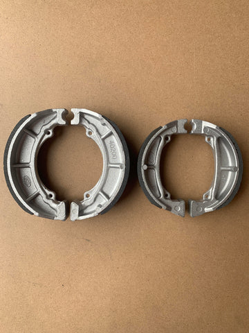 Front and Rear Brake Shoes: Suzuki TS50 TS 50 (1984-1994)