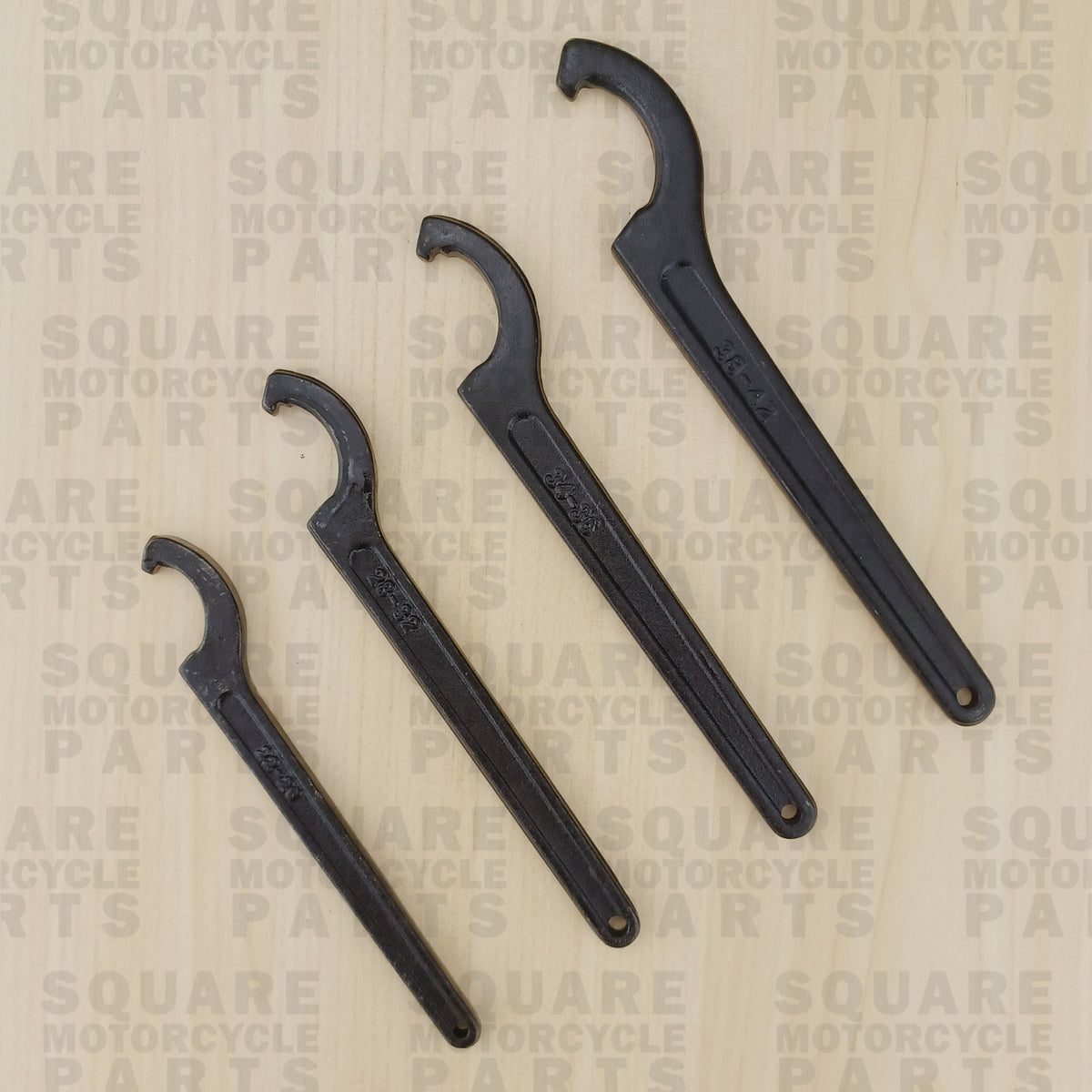 C Spanner Set Shock Absorber Pre Load Adjuster - Small 22mm-42mm ...