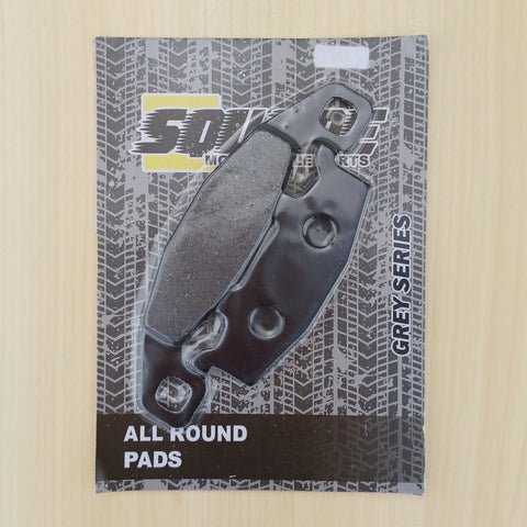 Rear Brake Pads: Kawasaki ZR750 ZR 750 (1991-1997)
