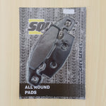 Rear Brake Pads: Kawasaki GPX400 GPX 400 (1987)