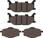 Front and Rear Brake Pads Set: Yamaha TDR125 TDR 125 (1993-2002)