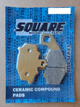Ceramic Rear Brake Pads: Kawasaki ER-6F ER 6F (2006-2016)