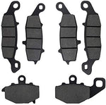 Front and Rear Brake Pads Set: Kawasaki KLE650  KLE 650 (2007-2014)
