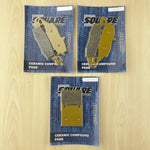 Ceramic Front and Rear Brake Pads Set: Suzuki SV650 SV 650 (1999-2002)