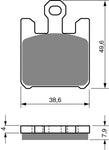 Front Brake Pads Set Suzuki GSXR1000 GSX-R 1000 (2003)