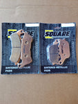 Sintered Metallic Front and Rear Brake Pads Set: Honda CBF500 CBF 500 (2004-2006)