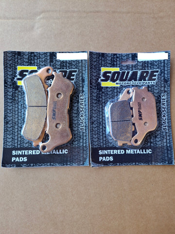 Sintered Metallic Front and Rear Brake Pads Set: Honda CBF500 CBF 500 (2004-2006)