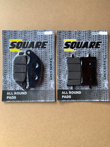 Front and Rear Brake Pads Set: Honda CB125 CB 125 (2015-2024)