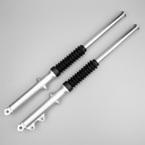 Silver Fork Legs Suzuki EN125 (2005-2006) Forks 30mm Stanchions