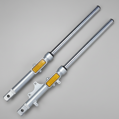 Silver Fork Legs Yamaha YBR125 YBR 125 (2007-2018)