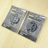 Front and Rear Brake Pads Set: Kawasaki KMX200 KMX 200 (1988-1991)