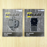 Front and Rear Brake Pads Set: Kawasaki KX100 KX 100 (1989-1996)