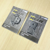 Front and Rear Brake Pads Set: Kawasaki KX80 KX 80 (1988-1996)