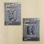 Front and Rear Brake Pads Set: Suzuki DR250 DR 250 (1990-1995)