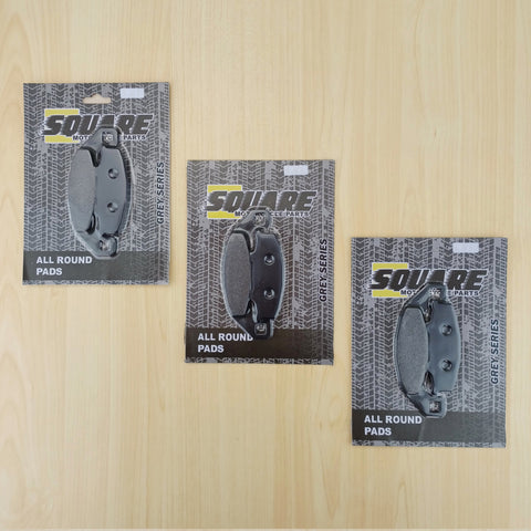 Front and Rear Brake Pads Set: Kawasaki ZXR250 ZXR 250 (1989-1991)