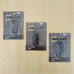 Front and Rear Brake Pads Set: Kawasaki KR1 KR 1 (1989)