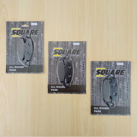 Front and Rear Brake Pads Set: Kawasaki ZX-4 ZX 4 (1988)
