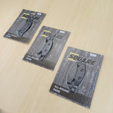 Front and Rear Brake Pads Set: Kawasaki KR1 KR 1 (1989)