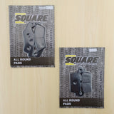 Front and Rear Brake Pads Set: Yamaha WR400 WR 400 (1999-2002)