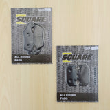 Front and Rear Brake Pads Set: Kawasaki KDX200 KDX 200 (1995-2006)