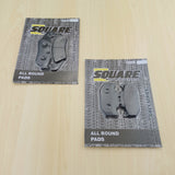 Front and Rear Brake Pads Set: Kawasaki KLX250 KLX 250 (1993-1997)