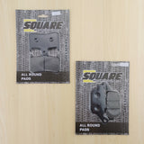 Front and Rear Brake Pads Set: Honda NT650 NT 650 (1988-1992)