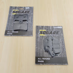 Front and Rear Brake Pads Set: Honda CB250 CB 250 (1991-2001)