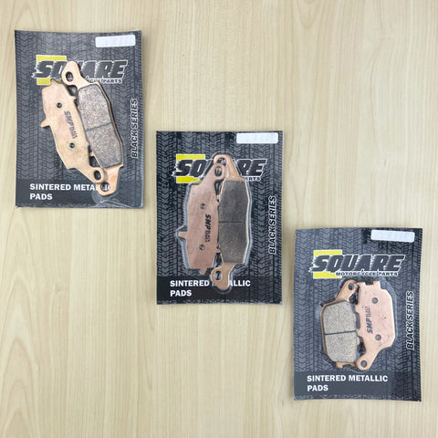 Sintered Metallic Front and Rear Brake Pads Set: Suzuki SV650 SV 650 (2003-2015)