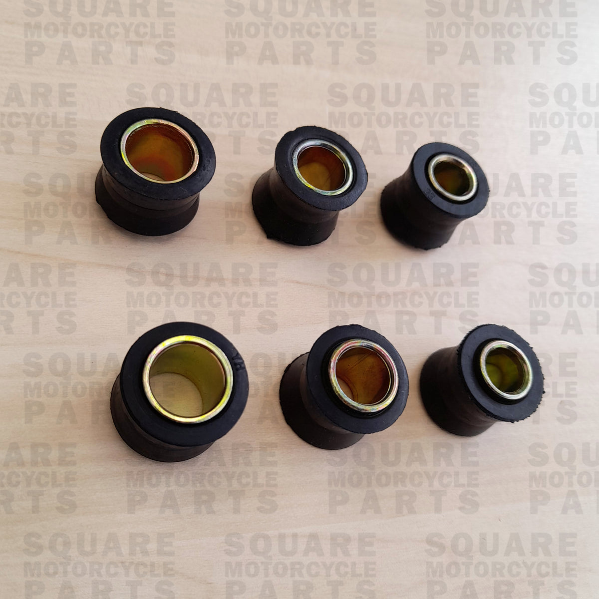 Motorcycle Shock Absorber Bush Kit: 2x 10mm 12mm 14mm Bushes Shocks Mo ...