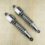 Chrome Rear Shock Absorbers: Yamaha SRX600 SRX 600 (1986-1989)
