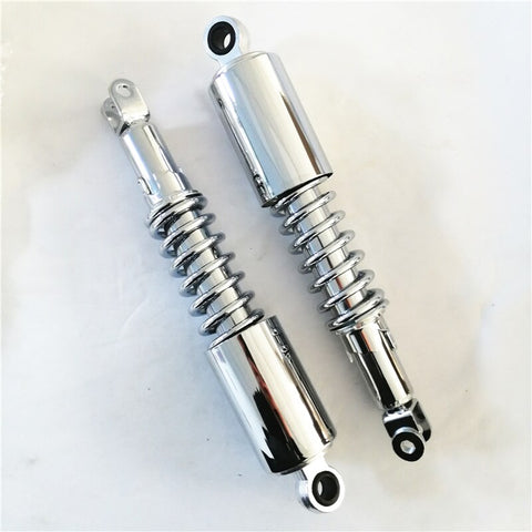 Chrome Rear Shock Absorbers: Honda CB550 CB 550 (1974-1978) - 335mm