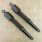 Black Rear Shock Absorbers: Suzuki SP370 SP 370 (1978-1979)