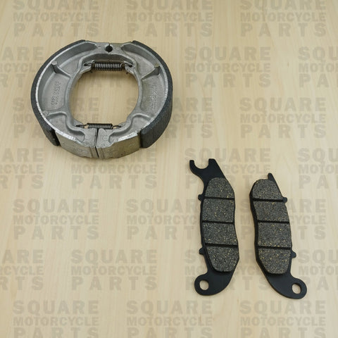 Front Brake Pads and Rear Brake Shoes Honda NHX110 NHX 110 (2010)