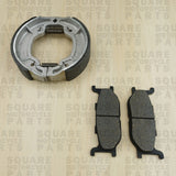Front Brake Pads and Rear Brake Shoes: Yamaha SRV250 SRV 250 (1992-1997)